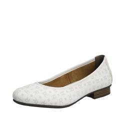 Rieker Damen 51994 Ballerinas, Weiß, 36 EU von Rieker