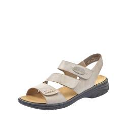 Rieker Damen 64573 Sandale, Beige, 37 EU von Rieker