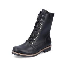 Rieker Damen 73542 Schnürstiefel, Schwarz, 39 EU von Rieker