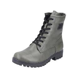 Rieker Damen 78510 Schnürstiefel, Grün, 37 EU von Rieker