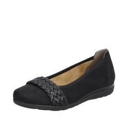 Rieker Damen L9358 Ballerinas, schwarz, 36 EU von Rieker