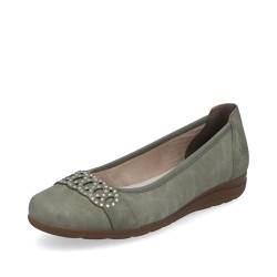 Rieker Damen L9359 Ballerinas, grün, 37 EU von Rieker