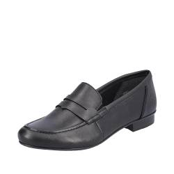 Rieker Damen Loafer 51954-01 schwarz Gr. 38 von Rieker