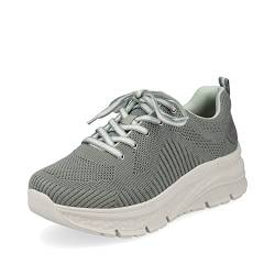 Rieker Damen Low-Top Sneaker 48022, Frauen Halbschuhe,lose Einlage,Freizeitschuhe,Laufschuhe,Freizeit,sportlich,Halbschuhe,grün (52),40 EU / 6.5 UK von Rieker