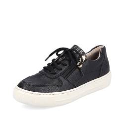 Rieker Damen Low-Top Sneaker L9803, Frauen Halbschuhe,Freizeitschuhe,Turnschuhe,Laufschuhe,Freizeit,sportlich,Sportschuhe,schwarz (00),40 EU / 6.5 UK von Rieker