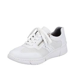 Rieker Damen M0100 Sneaker, weiß, 37 EU von Rieker