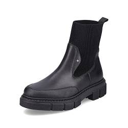 Rieker Damen M3872 Chelsea-Stiefel, schwarz, 40 EU von Rieker