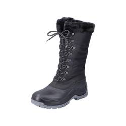 Rieker Damen P9442 Schnürstiefel, schwarz, 36 EU von Rieker