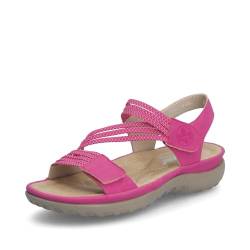 Rieker Damen Riemchensandalen 64870, Frauen Sandalen,flach,Sommerschuhe,Freizeitschuhe,offene Schuhe,Strandschuhe,sonstige Farben (31),38 EU / 5 UK von Rieker