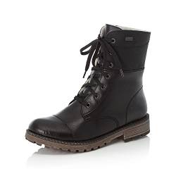 Rieker Damen Schnürstiefel Y6723, Frauen Stiefel,Winterstiefel,Winterschuhe,uebergangsstiefel,uebergangsschuhe,schnürboots,schwarz (00),38 EU / 5 UK von Rieker