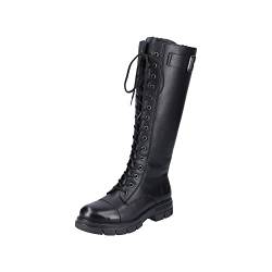 Rieker Damen Schnürstiefel Z9106, Frauen Stiefel,Boots,Winterstiefel,Winterschuhe,uebergangsstiefel,uebergangsschuhe,schwarz (00),39 EU / 6 UK von Rieker