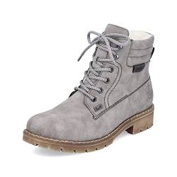 Rieker Damen Schnürstiefeletten Y9125, Frauen Stiefeletten,Chukka Boots,schnürboots,Boots,Stiefel,Bootee,Booties,grau (40),36 EU / 3.5 UK von Rieker