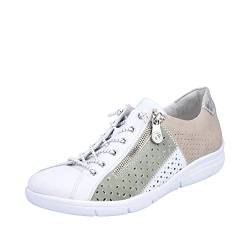 Rieker Damen Sneaker L7465-91 weiß Gr. 38 von Rieker