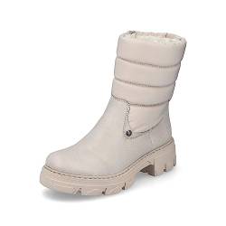 Rieker Damen Winterstiefel 74670, Frauen Stiefel,gefüttert,winterschuhe,uebergangsstiefel,uebergangsschuhe,winterboots,warm,beige (60),38 EU / 5 UK von Rieker