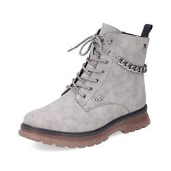 Rieker Damen Winterstiefel 92820, Frauen Stiefel,wasserdicht,riekerTEX,Winterboots,Outdoorschuhe,warm,gefüttert,grau (40),39 EU / 6 UK von Rieker