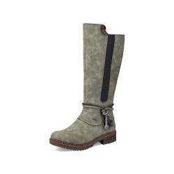 Rieker Damen Winterstiefel Z4774, Frauen Stiefel,wasserdicht,riekerTEX,uebergangsschuhe,Winterboots,warm,Woman,grün (54),37 EU / 4 UK von Rieker