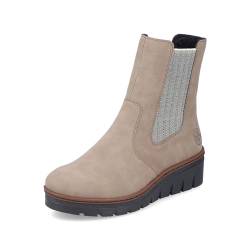 Rieker Damen X9180 Chelsea-Stiefel, Beige, 40 EU von Rieker