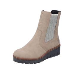 Rieker Damen X9180 Chelsea-Stiefel, Beige, 41 EU von Rieker