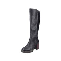 Rieker Damen Y4190 Hochschaftstiefel, Schwarz, 39 EU von Rieker