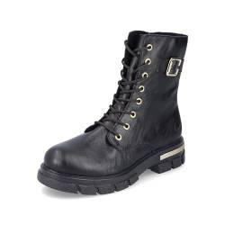 Rieker Damen Z9133 Schnürstiefel, Schwarz, 37 EU von Rieker