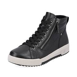 Rieker Evolution Damen Low-Top Sneaker W0164, Frauen Halbschuhe,lose Einlage,Laufschuhe,Freizeit,sportlich,straßenschuhe,schwarz (00),38 EU / 5 UK von Rieker