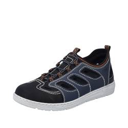 Rieker Herren 08665 Halbschuhe, Blau, 41 EU von Rieker