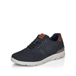 Rieker Herren Bequemschuhe 16415, Männer Schnürschuhe,Schnuerer,straßenschuhe,Strassenschuhe,Schnuerung,lace-up,Low-tie,blau (14),41 EU / 7.5 UK von Rieker