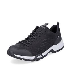 Rieker Herren Bequemschuhe 16601, Männer Schnürhalbschuhe,lose Einlage,wasserdicht,riekerTEX,Man,Schnuerschuhe,Schnuerer,schwarz (00),42 EU / 8 UK von Rieker