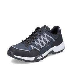 Rieker Herren Bequemschuhe 16602, Männer Schnürhalbschuhe,lose Einlage,wasserdicht,riekerTEX,schnürschuhe,schnürer,blau Kombi (14),41 EU / 7.5 UK von Rieker