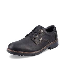 Rieker Herren Bequemschuhe B4610, Männer Schnürschuhe,straßenschuhe,Strassenschuhe,Schnuerung,lace-up Shoes,Low-tie,schwarz (00),41 EU / 7.5 UK von Rieker