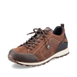 Rieker Herren Bequemschuhe B5721, Männer Schnürhalbschuhe,lose Einlage,wasserdicht,riekerTEX,Schnuerschuhe,Schnuerung,braun (26),41 EU / 7.5 UK von Rieker