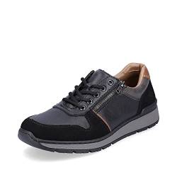 Rieker Herren Bequemschuhe B9050, Männer Schnürhalbschuhe,lose Einlage,flexibel,Winter,wasserdicht,Men's,Man,Schnuerschuhe,schwarz (00),41 EU / 7.5 UK von Rieker