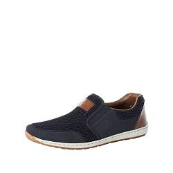 Rieker Herren Frühjahr/Sommer 08869 Slipper, Blau (Pazifik/Navy/Amaretto 14), 44 EU von Rieker