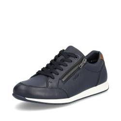 Rieker Herren Low-Top Sneaker 11903, Männer Halbschuhe,straßenschuhe,Strassenschuhe,Sportschuhe,Freizeitschuhe,Turnschuhe,blau (14),42 EU / 8 UK von Rieker