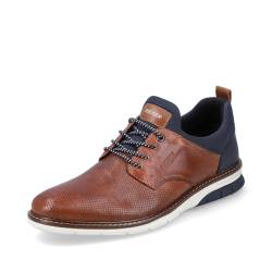 Rieker Herren Low-Top Sneaker 14450, Männer Halbschuhe,schnürschuhe,schnürer,straßenschuhe,Strassenschuhe,Sportschuhe,braun (22),40 EU / 6.5 UK von Rieker