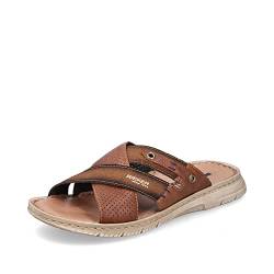 Rieker Herren Pantoletten 21384, Männer Slipper,Sandalen,Freizeitschuhe,Schlupfschuhe,schluepfschuhe,Slipper,Slides,Slip-ons,braun (25),40 EU / 6.5 UK von Rieker