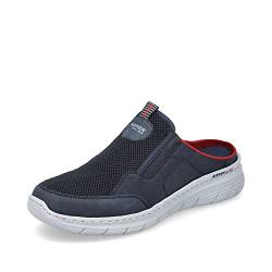 Rieker Herren Slipper 13195, Männer Slip On,Mokassins,Halbschuhe,Slip-ons,Slides,Schlupfschuhe,schluepfschuhe,Loafer,College,blau (14),41 EU / 7.5 UK von Rieker