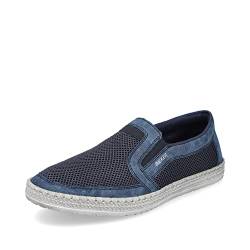 Rieker Herren Slipper B5264, Männer Slip On,College,Schuhe,Businessschuhe,Slip-ons,Slipper,Mokassins,Halbschuhe,Slides,Loafer,blau (14),40 EU / 6.5 UK von Rieker