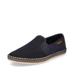 Rieker Herren Slipper B5265, Männer Slip On,Mokassins,Halbschuhe,Schlupfschuhe,schluepfschuhe,Loafer,Slip-ons,Slides,blau (14),42 EU / 8 UK von Rieker