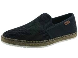 Rieker Herren Slipper B5265, Männer Slip On,Slides,Schlupfschuhe,schluepfschuhe,Loafer,Slip-ons,freitzeitschuhe,Mokassins,blau (14),46 EU / 11 UK von Rieker