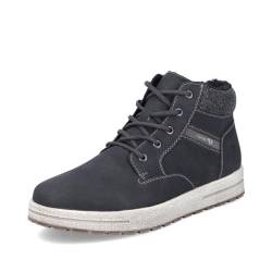 Rieker Herren Sneaker 30741, Männer Schnürschuhe,straßenschuhe,Strassenschuhe,lace-up Shoes,Low-tie,schnürer,Schnuerer,schwarz (00),41 EU / 7.5 UK von Rieker