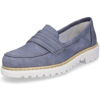 Rieker Rieker Damen Slipper blau Slipper von Rieker