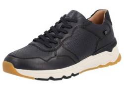 Sneaker RIEKER EVOLUTION Gr. 43, schwarz (dunkelblau, schwarz) Herren Schuhe Schnürhalbschuhe von Rieker