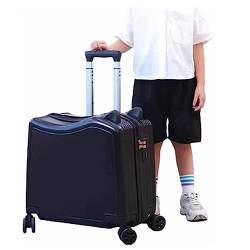 Koffer tragbar Koffer mit Rädern, niedliches Modegepäck, großes Fassungsvermögen, Handgepäck, verschleißfester Koffer mit Zahlenschloss Bußgeld von Rieort
