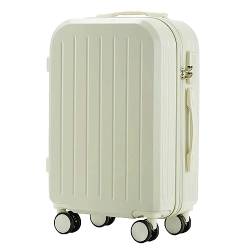 Koffer tragbar Koffer mit Rollen, tragbares Gepäck, große Aufbewahrungskapazität, Hartschalen-Koffer, Sicherheits-Zahlenschloss, Handgepäck Bußgeld von Rieort