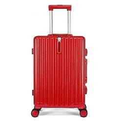 Rieort Koffer tragbar Handgepäck, Aufbewahrungskoffer mit großem Fassungsvermögen, leichtes ABS-Gepäck, 4 Universalräder, Hartgepäck Bußgeld von Rieort