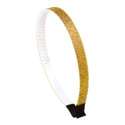 Righe e Pois - Glitzernder Haarreif - Breite 1 cm - Packung mit 1 einfarbigem Haarreif (Gold) von Righe e Pois