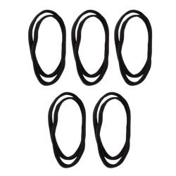 Righe e Pois Haarspangen – 10 dünne und schwarze Haarbänder aus Unisex – Made in Italy – elastische Haarbänder – Packung mit 10 Stück von Righe e Pois