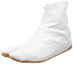 Rikio Air Tabi Fit - Japanische Tabi Schuhe mit 5 Clips und Dämpfung (24cm, Weiß) von Rikio