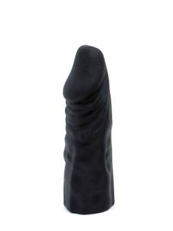 Silikon-Dildo für Strap-On (12cm), schwarz von Rimba